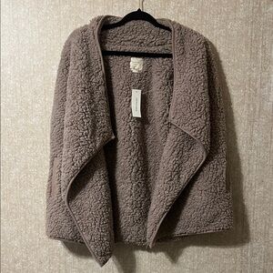 Cozy Brown Sherpa Vest